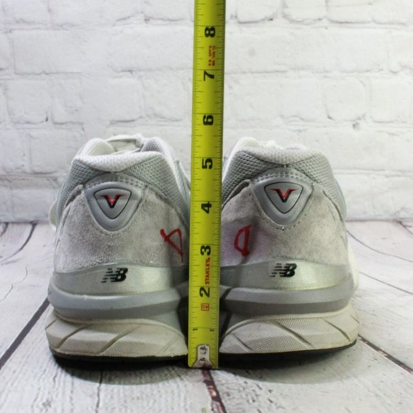 New Balance 990v5 Gray Suede Lace Up Athletic Sneakers Shoes Size 14 EE - Picture 6 of 9